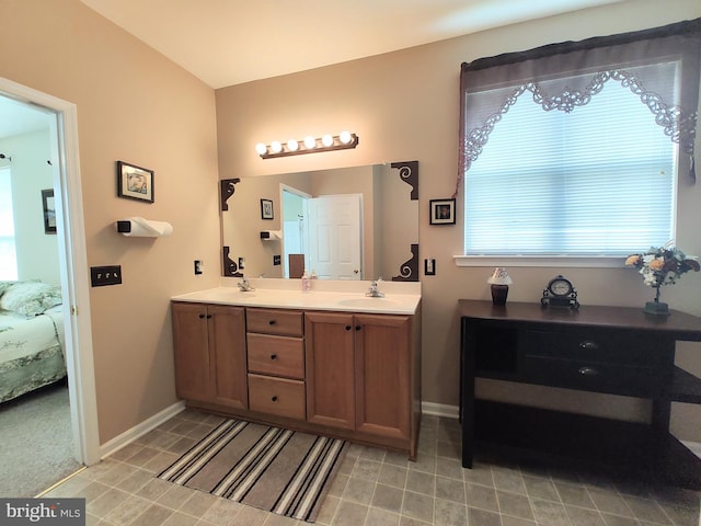 1513 Turtle Creek Ln, Quakertown, PA 18951 - bathroom with double vanity, ensuite bathroom, and baseboards