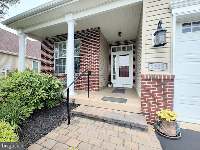 1513 Turtle Creek Ln, Quakertown, PA 18951 - entrance to property with brick siding and covered porch