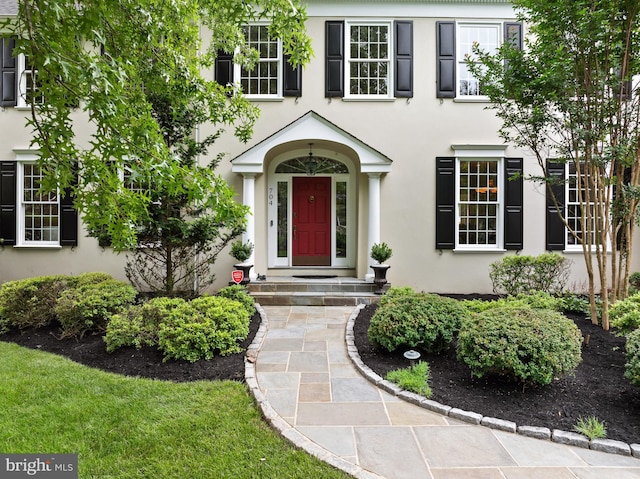 704 Turnbridge Rd, Wayne, PA 19087 - entrance to property featuring stucco siding
