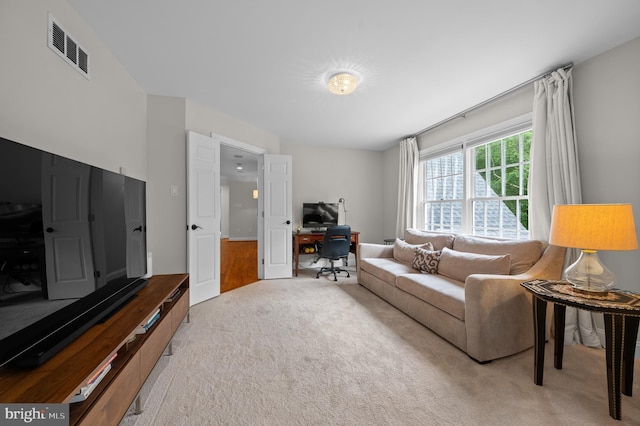 704 Turnbridge Rd, Wayne, PA 19087 - living room featuring an office area and carpet
