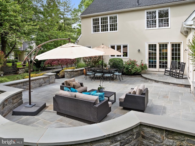 704 Turnbridge Rd, Wayne, PA 19087 - view of patio with an outdoor hangout area and outdoor dining area