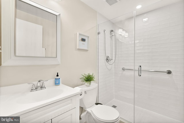 1801 Park Rd NW Unit 2, Washington, DC 20010 - bathroom with toilet, a shower stall, and vanity