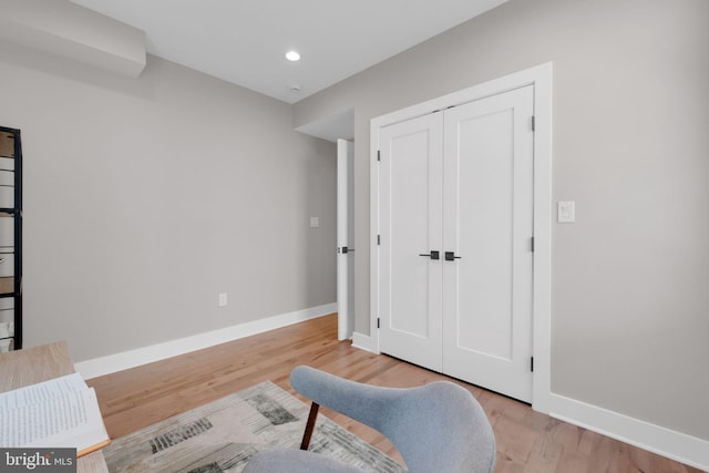 1427 Jackson St NE, Washington, DC 20017 - living area featuring light wood-style flooring, baseboards, and recessed lighting