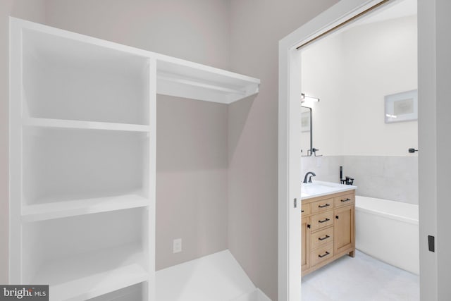 1427 Jackson St NE, Washington, DC 20017 - bathroom with vanity and a bathtub