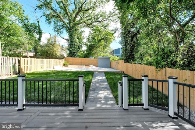 1427 Jackson St NE, Washington, DC 20017 - view of wooden deck