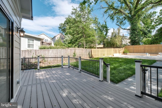 1427 Jackson St NE, Washington, DC 20017 - view of wooden terrace