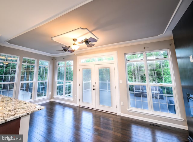 22 Thaxton Ct, Stafford, VA 22556 - unfurnished sunroom with french doors
