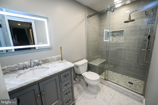 22 Thaxton Ct, Stafford, VA 22556 - full bath with vanity, toilet, and a stall shower