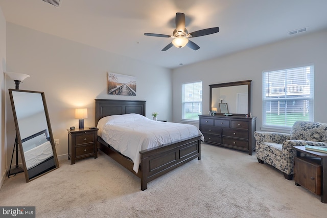 1032 Rosecroft Ln Unit 15, York, PA 17403 - bedroom featuring light colored carpet and a ceiling fan