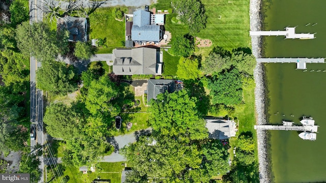 966 Walnut Ave, North Beach, MD 20714 - bird's eye view of a large body of water