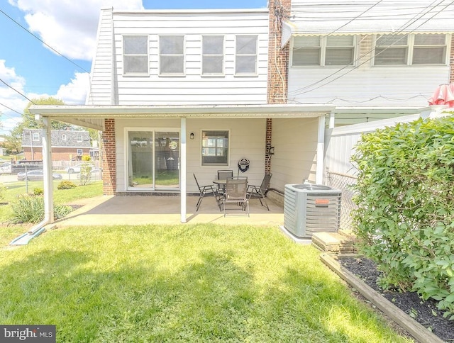 4128 Whiting Rd, Philadelphia, PA 19154 - rear view of property with cooling unit and a patio