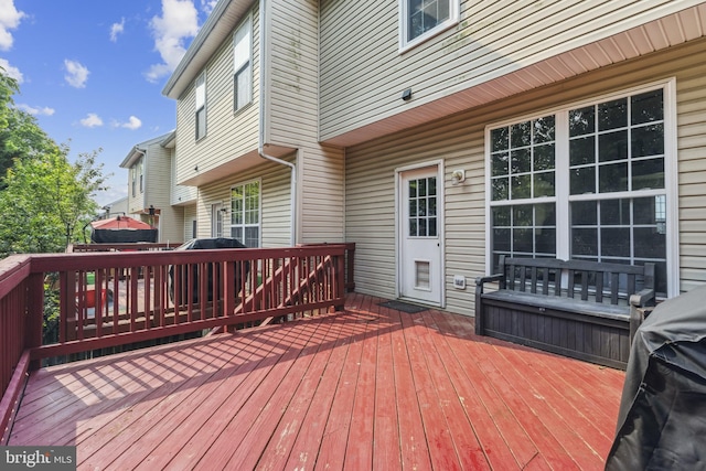 7140 Ladd Cir, Frederick, MD 21703 - view of wooden deck