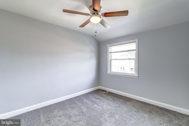 151 Bennett Rd, Essex, MD 21221 - spare room with carpet floors, a ceiling fan, and baseboards
