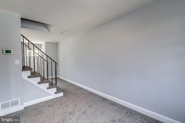 151 Bennett Rd, Essex, MD 21221 - staircase with carpet flooring and baseboards