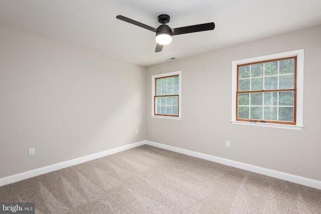 81 Rivers End Dr, Seaford, DE 19973 - carpeted empty room with ceiling fan and baseboards