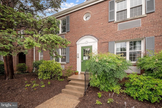 117 E Glebe Rd Unit C, Alexandria, VA 22305 - view of front of house featuring brick siding