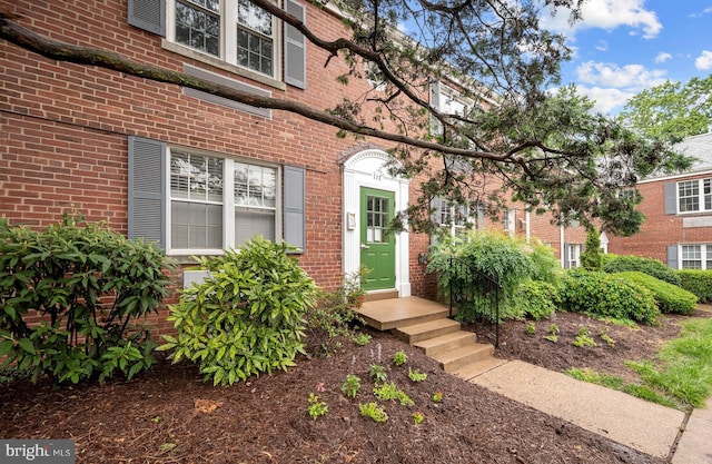 117 E Glebe Rd Unit C, Alexandria, VA 22305 - view of exterior entry with brick siding