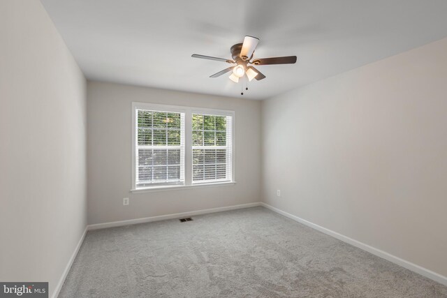 9909 Kildore Way, Fort Washington, MD 20744 - spare room with carpet floors, ceiling fan, and baseboards