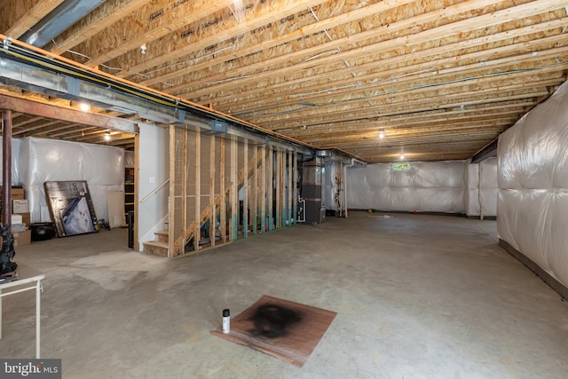 9909 Kildore Way, Fort Washington, MD 20744 - unfinished below grade area with heating unit