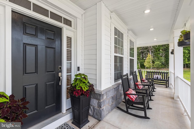 9909 Kildore Way, Fort Washington, MD 20744 - doorway to property with covered porch