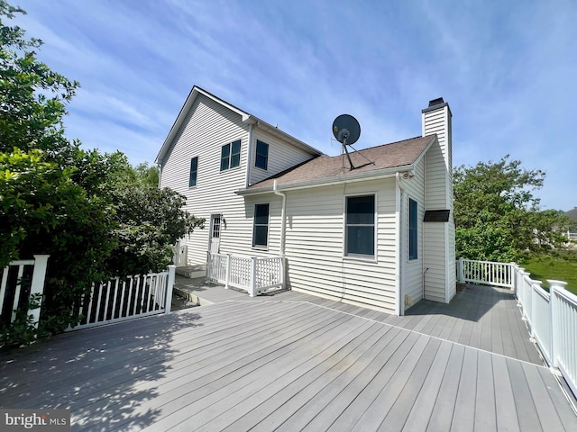 614 Wolfe Reserve Way, Harwood, MD 20776 - view of wooden deck