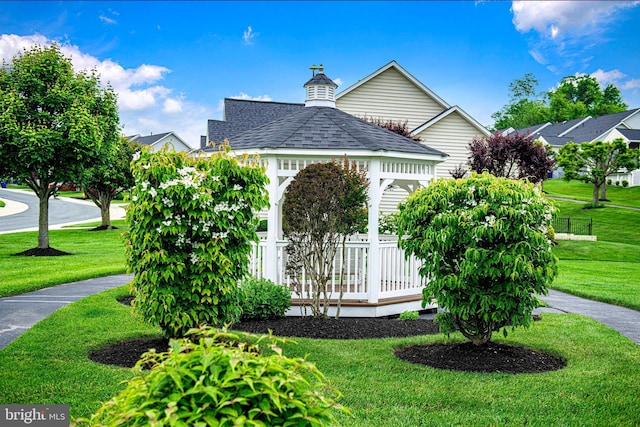 1423 Overlook Way, Bel Air, MD 21014 - surrounding community with a gazebo and a yard