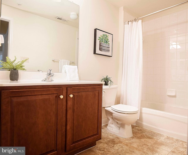 1423 Overlook Way, Bel Air, MD 21014 - full bath featuring toilet, vanity, and shower / bathtub combination with curtain
