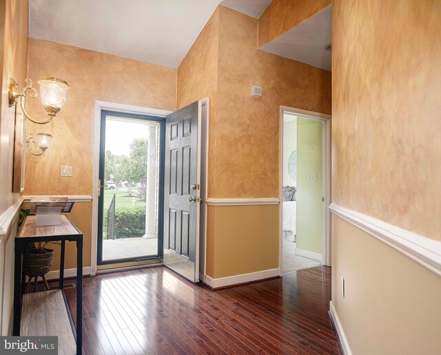 1423 Overlook Way, Bel Air, MD 21014 - entrance foyer featuring hardwood / wood-style flooring and baseboards