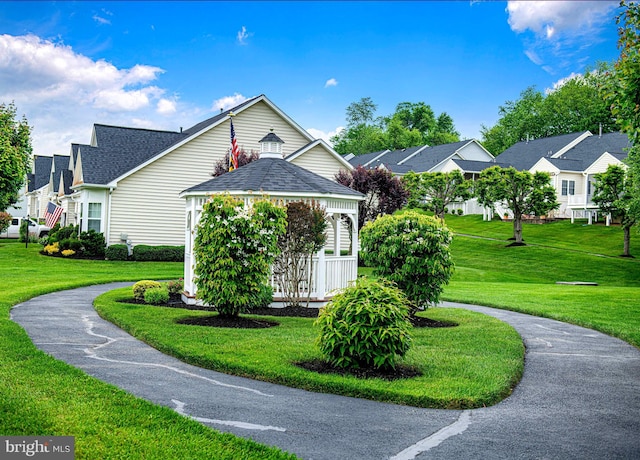 1423 Overlook Way, Bel Air, MD 21014 - view of front facade featuring a gazebo, a front lawn, and a residential view
