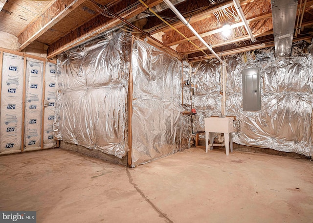 1423 Overlook Way, Bel Air, MD 21014 - unfinished below grade area with electric panel