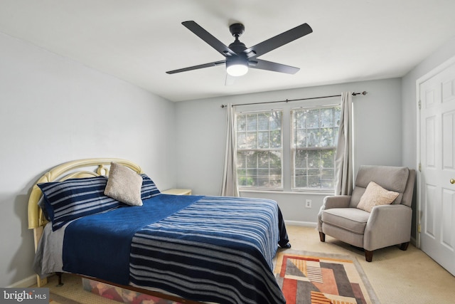 14617 Woodspring Ct, Centreville, VA 20120 - carpeted bedroom with a ceiling fan and baseboards