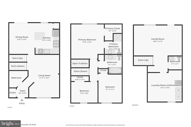 14617 Woodspring Ct, Centreville, VA 20120 - floor plan / room layout