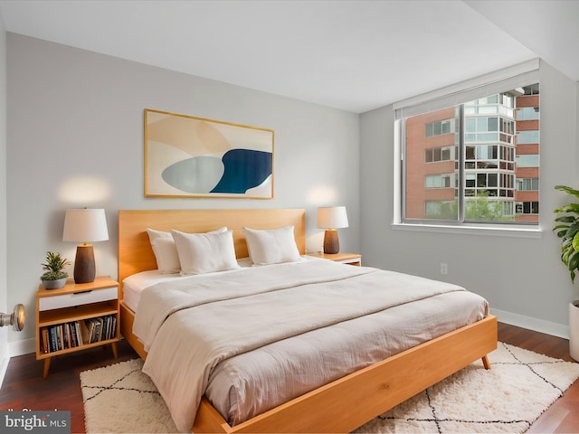 1045 N Utah St Unit 2-404, Arlington, VA 22201 - bedroom with wood finished floors and baseboards