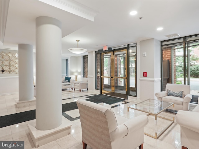 1045 N Utah St Unit 2-404, Arlington, VA 22201 - lobby with recessed lighting