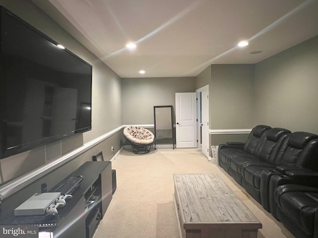 3348 Soaring Cir, Woodbridge, VA 22193 - living area with carpet floors, recessed lighting, and baseboards