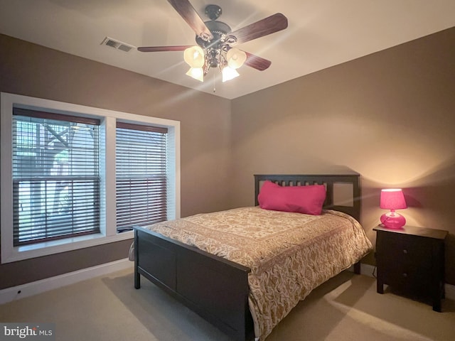 3348 Soaring Cir, Woodbridge, VA 22193 - carpeted bedroom featuring baseboards and a ceiling fan
