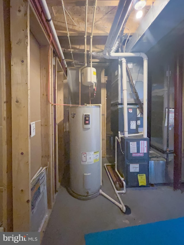 3348 Soaring Cir, Woodbridge, VA 22193 - utility room featuring water heater