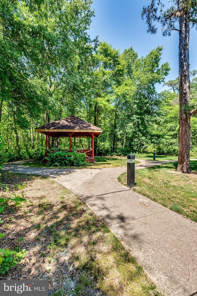 3 Canterbury Pl, Southampton, NJ 08088 - view of home's community with a gazebo and a lawn