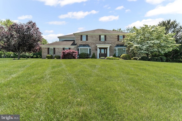 2 Raven Dr, Chadds Ford, PA 19317 - view of front of property with a front lawn and brick siding