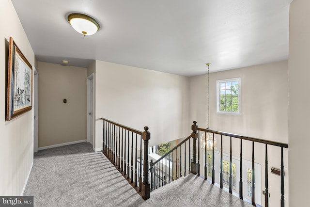 2 Raven Dr, Chadds Ford, PA 19317 - stairs featuring baseboards and carpet flooring