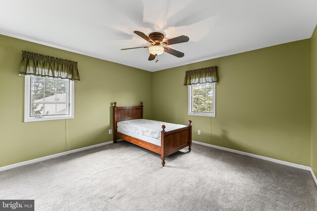 2 Raven Dr, Chadds Ford, PA 19317 - bedroom featuring carpet floors, baseboards, and ceiling fan