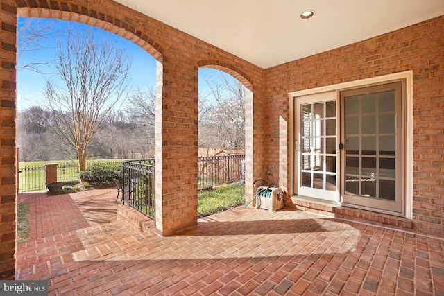 9630 Beman Woods Way, Potomac, MD 20854 - view of patio with french doors