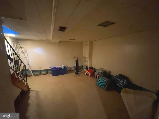 1618 Fort Dupont St SE, Washington, DC 20020 - finished basement featuring stairway