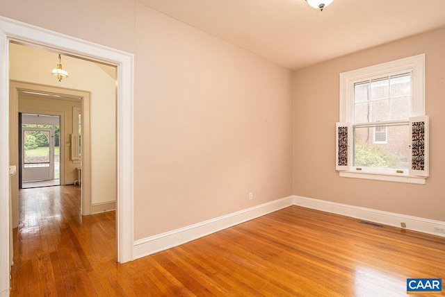 803 Alleghany Ave, Staunton, VA 24401 - spare room featuring baseboards and wood finished floors