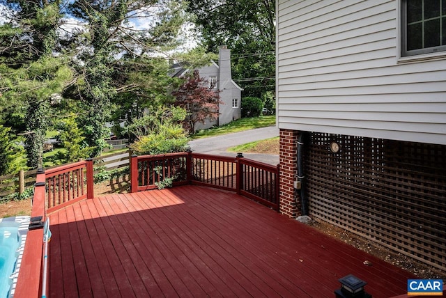 803 Alleghany Ave, Staunton, VA 24401 - view of deck
