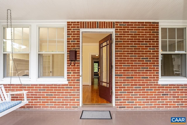 803 Alleghany Ave, Staunton, VA 24401 - view of exterior entry with brick siding