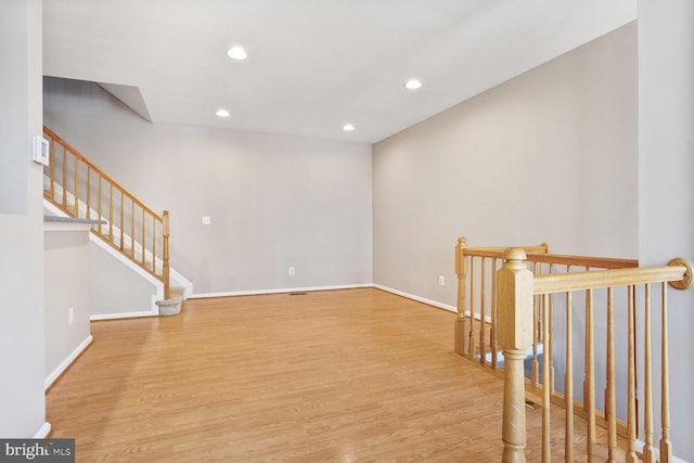 20866 Rockingham Ter, Sterling, VA 20165 - unfurnished room featuring wood finished floors, recessed lighting, and baseboards