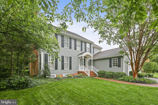 4 Old Elm Ct, Lutherville Timonium, MD 21093 - colonial-style house with a front yard