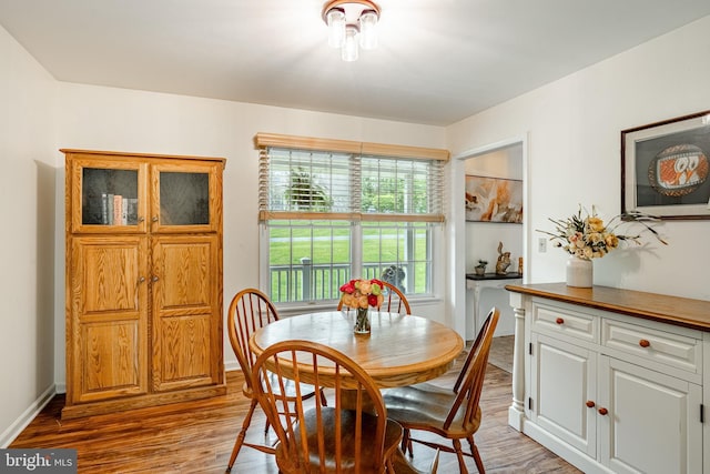 174 Greentree Dr, Bangor, PA 18013 - dining room with wood finished floors and baseboards