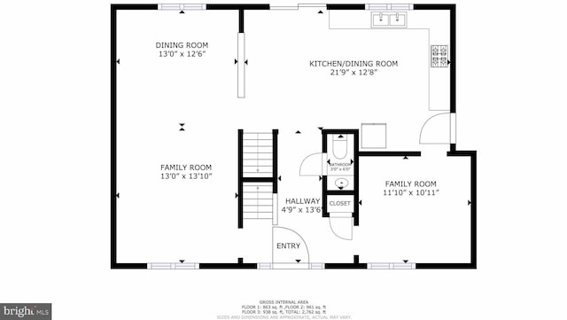 174 Greentree Dr, Bangor, PA 18013 - property floor plan